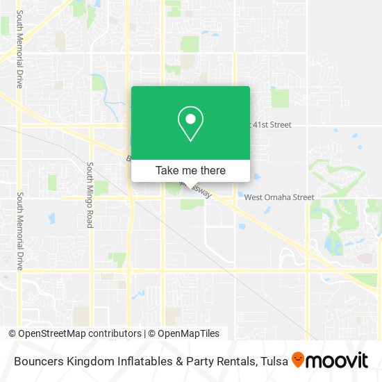 Bouncers Kingdom Inflatables & Party Rentals map