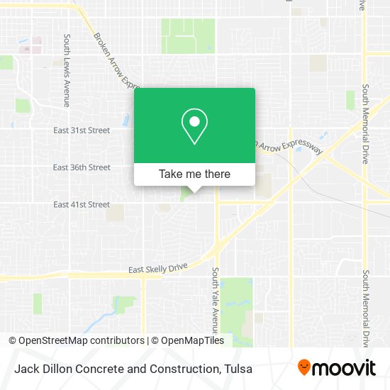 Jack Dillon Concrete and Construction map