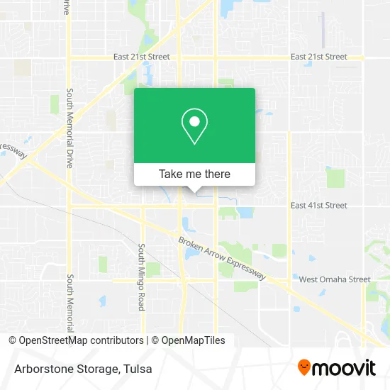 Arborstone Storage map