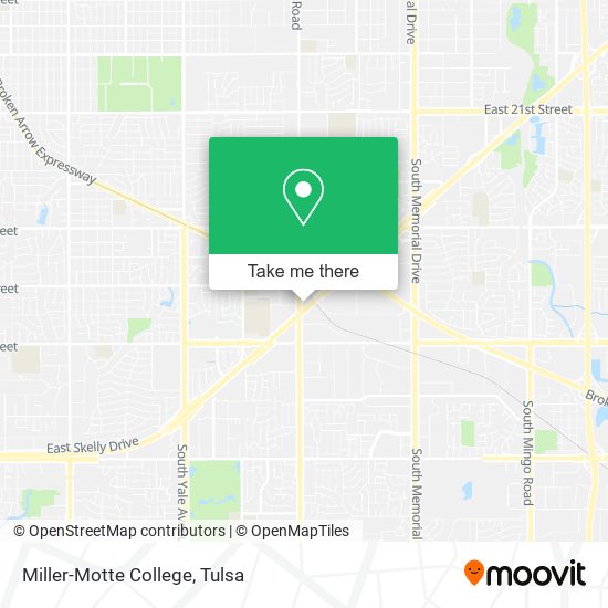 Miller-Motte College map