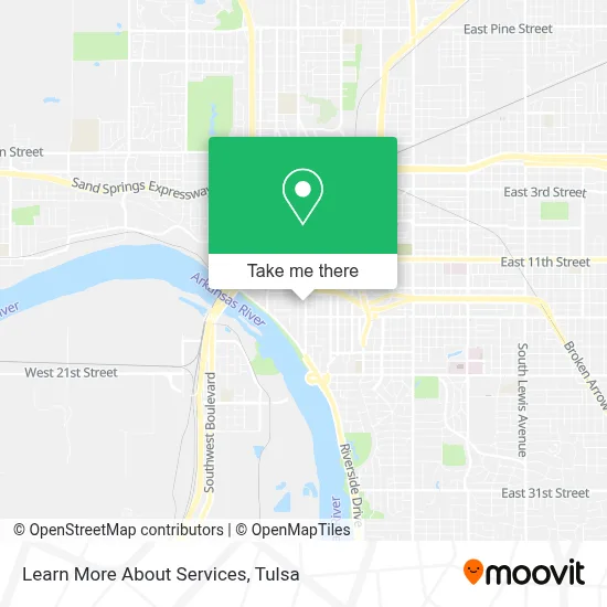 Learn More About Services map