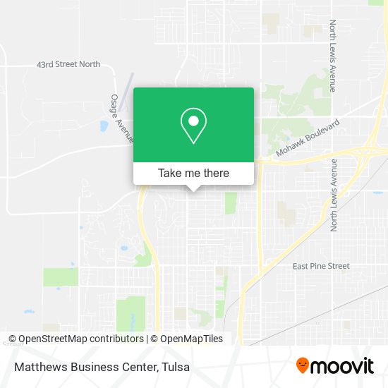 Matthews Business Center map