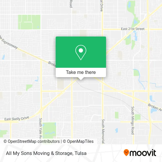 All My Sons Moving & Storage map