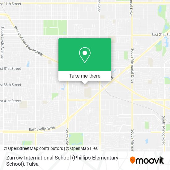Zarrow International School (Phillips Elementary School) map