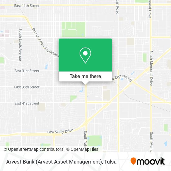 Mapa de Arvest Bank (Arvest Asset Management)