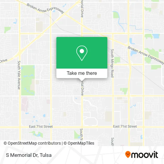 S Memorial Dr map