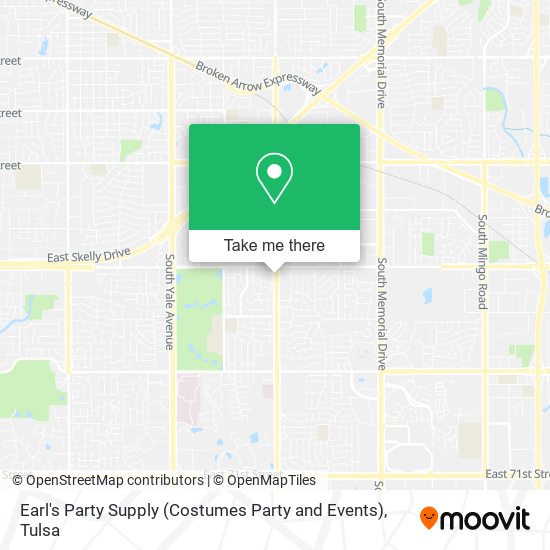 Earl's Party Supply (Costumes Party and Events) map