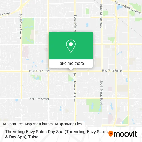Threading Envy Salon Day Spa map