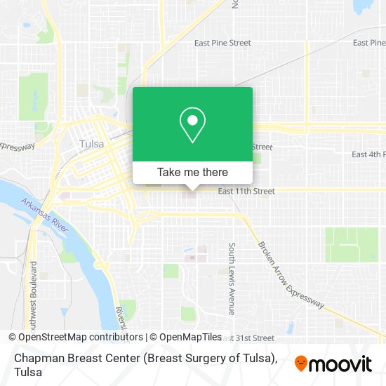 Mapa de Chapman Breast Center (Breast Surgery of Tulsa)