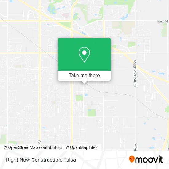 Right Now Construction map