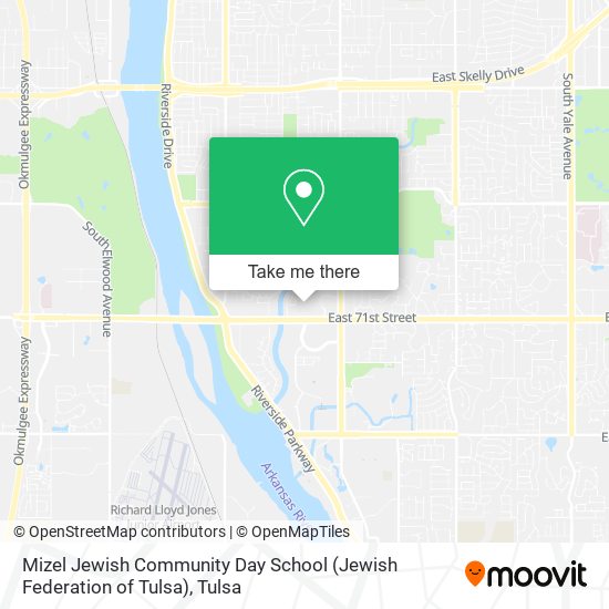 Mapa de Mizel Jewish Community Day School (Jewish Federation of Tulsa)