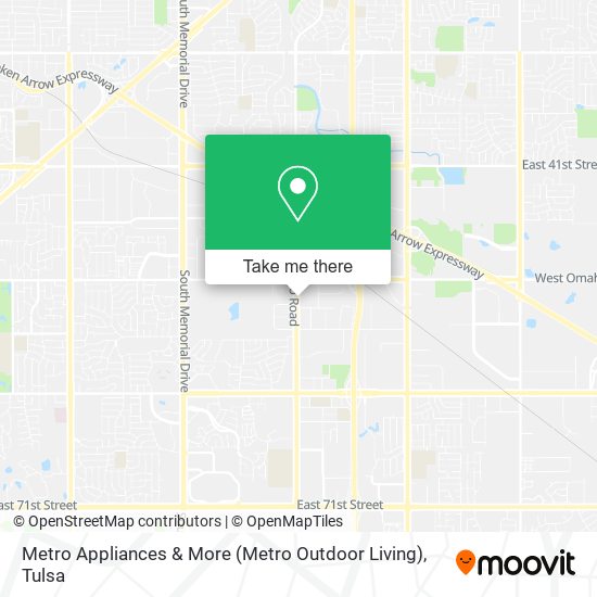 Mapa de Metro Appliances & More (Metro Outdoor Living)