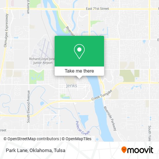 Park Lane, Oklahoma map