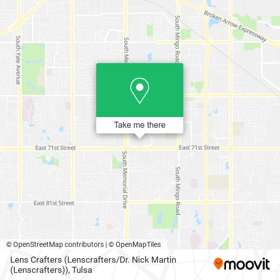 Lens Crafters (Lenscrafters / Dr. Nick Martin (Lenscrafters)) map