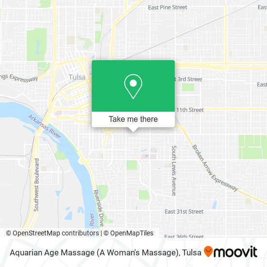 Mapa de Aquarian Age Massage (A Woman's Massage)