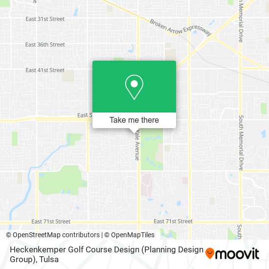 Mapa de Heckenkemper Golf Course Design (Planning Design Group)