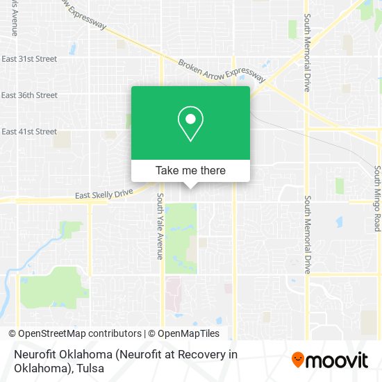 Mapa de Neurofit Oklahoma (Neurofit at Recovery in Oklahoma)