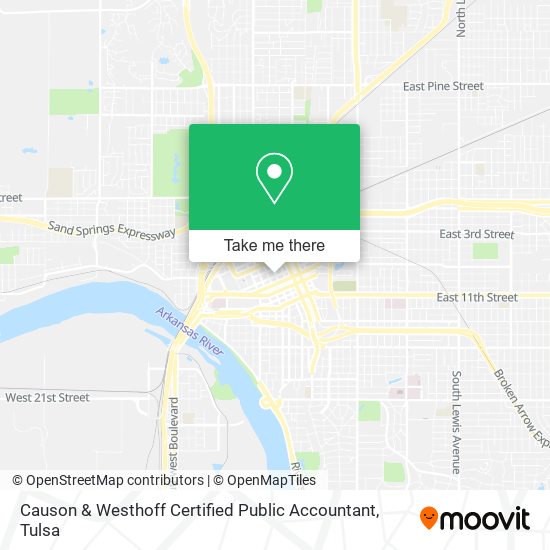 Mapa de Causon & Westhoff Certified Public Accountant