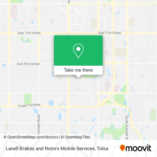 Lanell Brakes and Rotors Mobile Services map