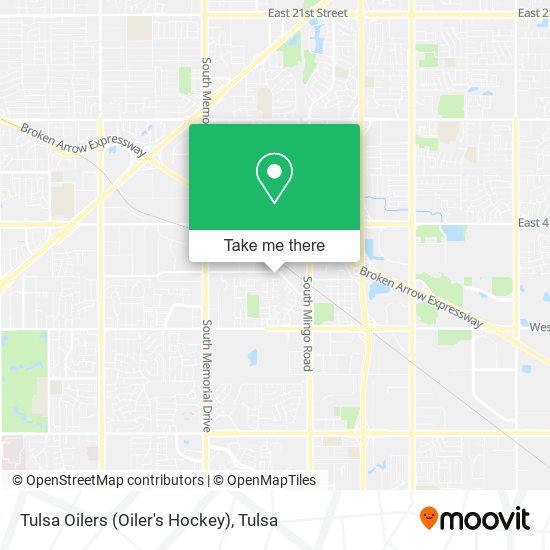 Tulsa Oilers (Oiler's Hockey) map