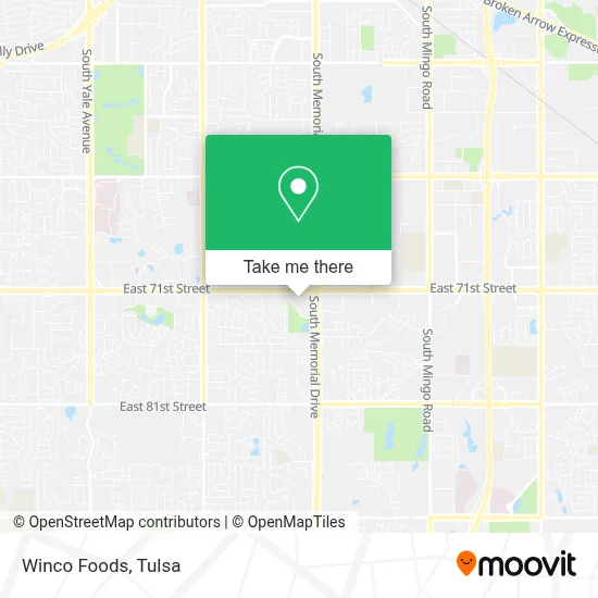 Winco Foods map