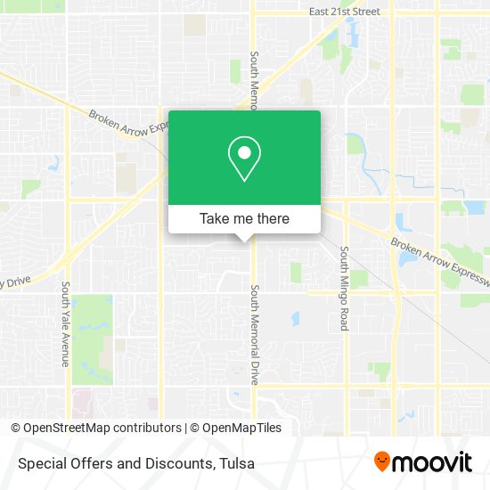 Special Offers and Discounts map