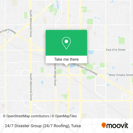 24 / 7 Disaster Group (24 / 7 Roofing) map