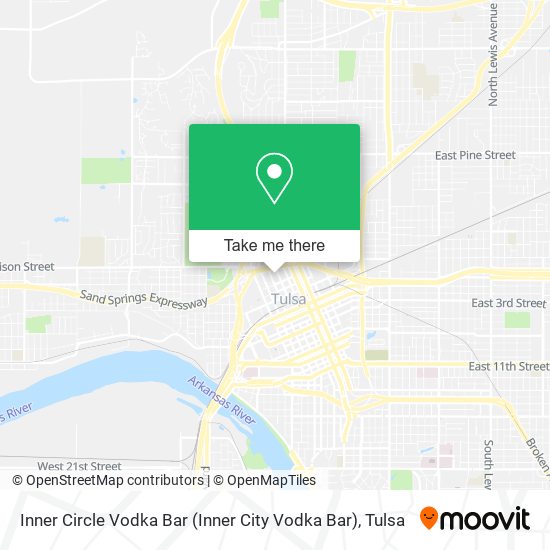 Mapa de Inner Circle Vodka Bar