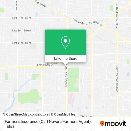 Mapa de Farmers Insurance (Carl Novara Farmers Agent)