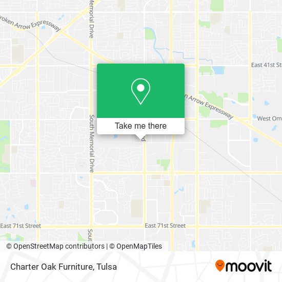 Charter Oak Furniture map