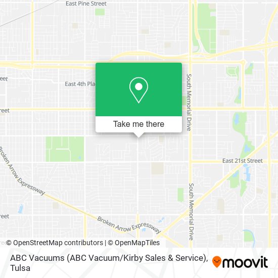 Mapa de ABC Vacuums (ABC Vacuum / Kirby Sales & Service)