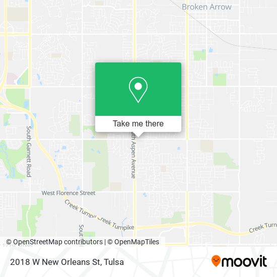 2018 W New Orleans St map