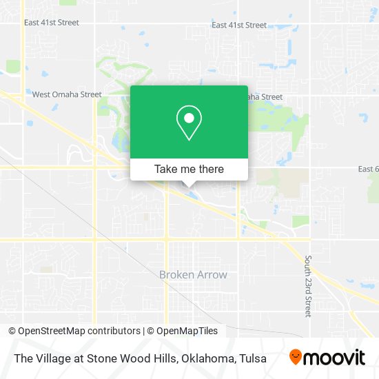 The Village at Stone Wood Hills, Oklahoma map
