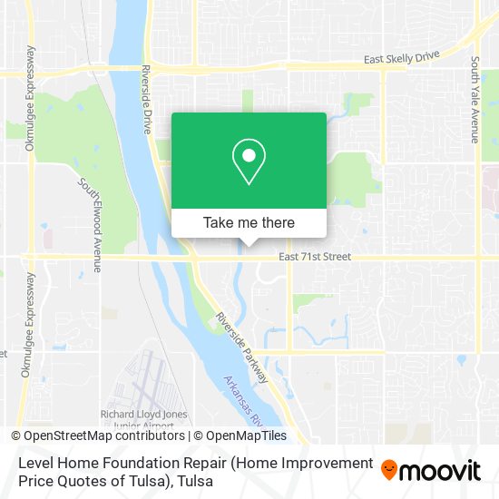 Level Home Foundation Repair (Home Improvement Price Quotes of Tulsa) map