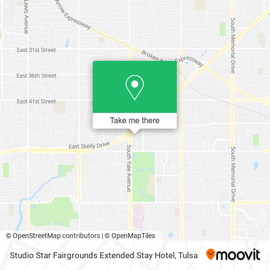 Studio Star Fairgrounds Extended Stay Hotel map