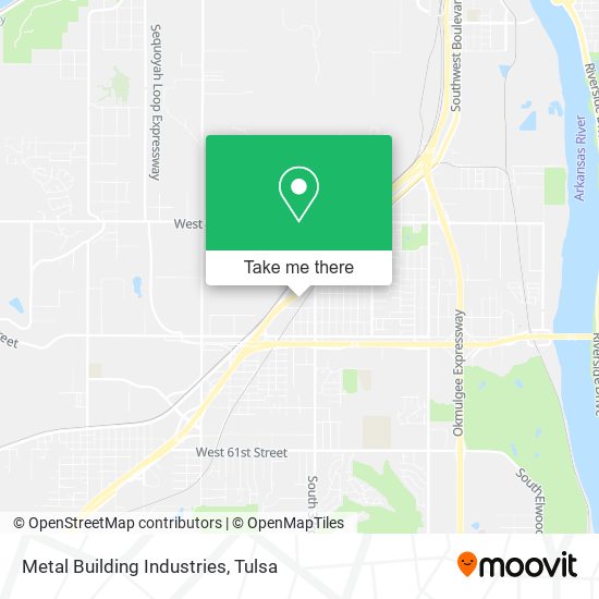Metal Building Industries map