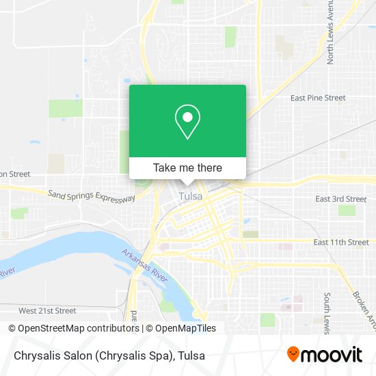 Mapa de Chrysalis Salon (Chrysalis Spa)