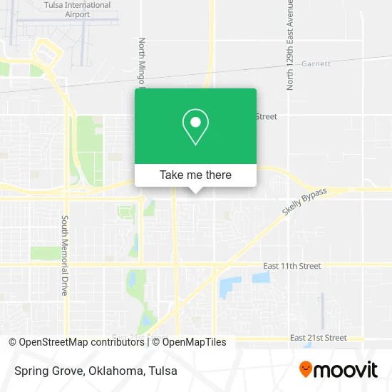 Spring Grove, Oklahoma map