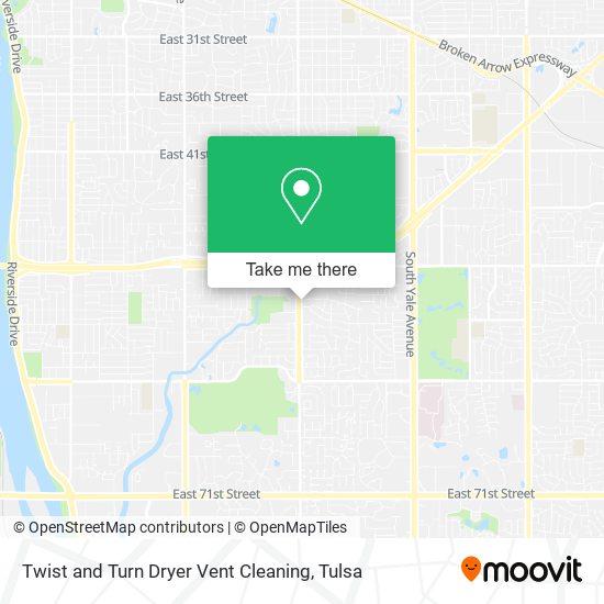 Twist and Turn Dryer Vent Cleaning map