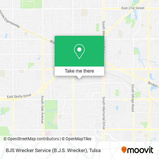 Mapa de BJS Wrecker Service (B.J.S. Wrecker)