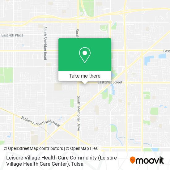 Leisure Village Health Care Community map