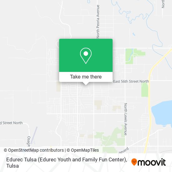 Mapa de Edurec Tulsa (Edurec Youth and Family Fun Center)