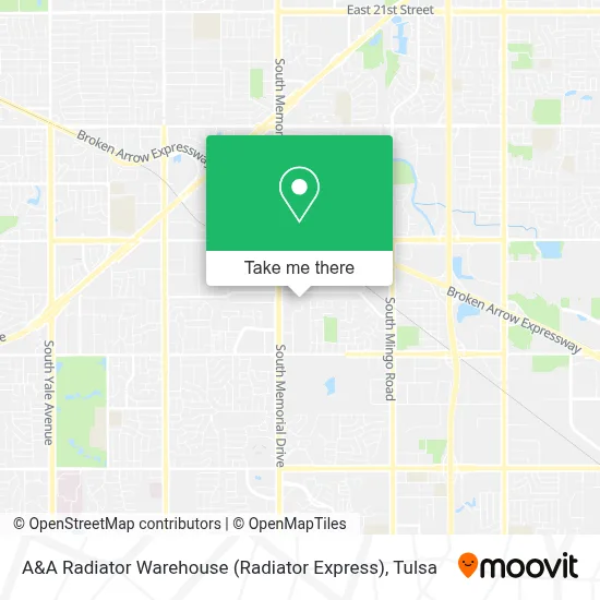 A&A Radiator Warehouse (Radiator Express) map