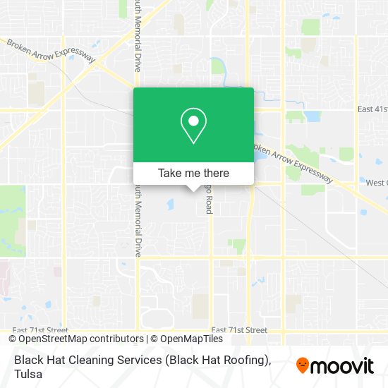 Mapa de Black Hat Cleaning Services (Black Hat Roofing)