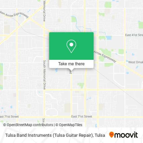 Tulsa Band Instruments (Tulsa Guitar Repair) map