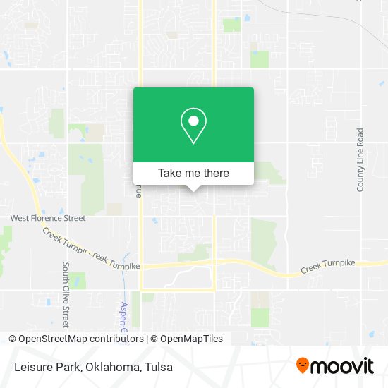 Leisure Park, Oklahoma map