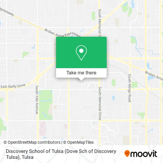 Mapa de Discovery School of Tulsa (Dove Sch of Discovery Tulsa)