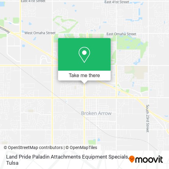 Mapa de Land Pride Paladin Attachments Equipment Specials