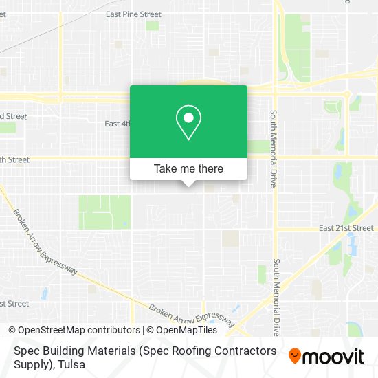 Spec Building Materials (Spec Roofing Contractors Supply) map