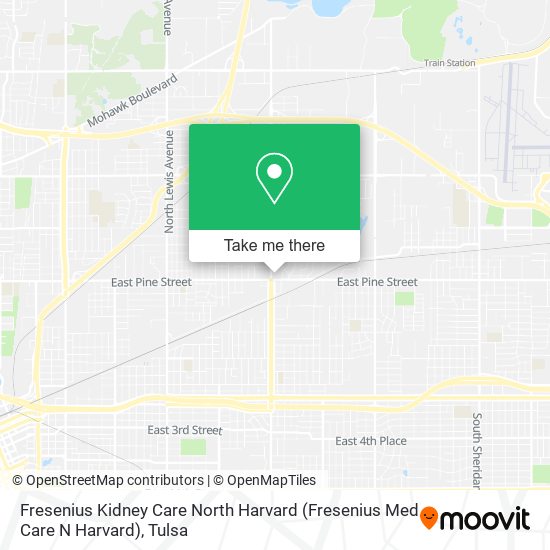 Mapa de Fresenius Kidney Care North Harvard (Fresenius Med Care N Harvard)